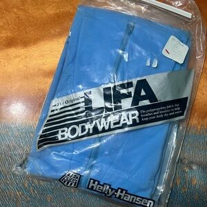 Vintage 80s Helly Hansen T-Neck zip Baselayer Top Large USA Ski Team sponsor XL